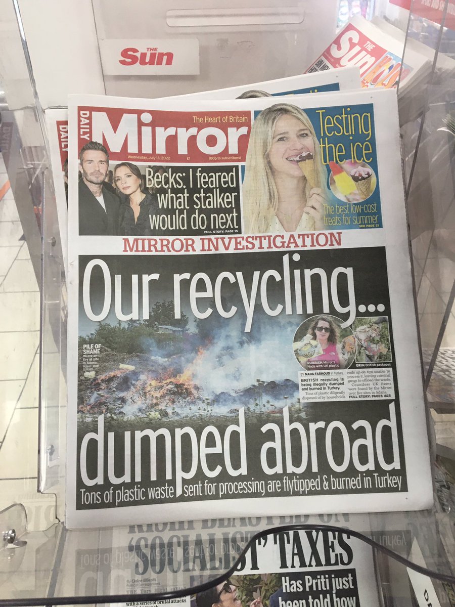 ÖZEL HABER: Bugün İngiltere’de manşetlerde Adana’daki geri dönüşüm skandalı var. Habere göre geri dönüştürülmesi için Türkiye’ye gönderilen atıklar yasadışı şekilde yakılıyor.