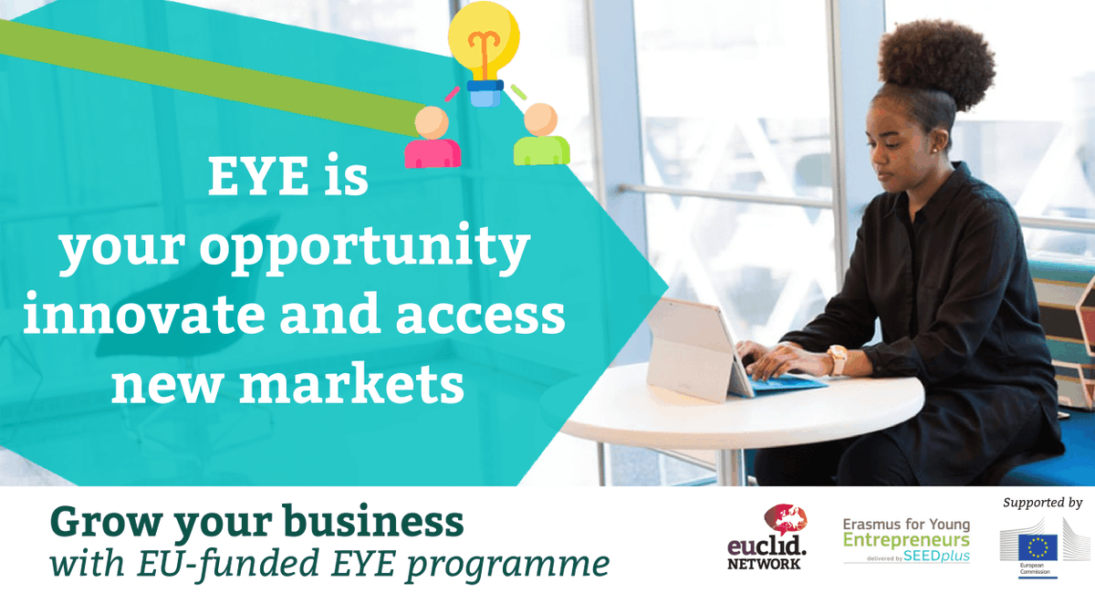 Are you interested in meeting new a partner and bringing in innovative ideas from abroad❓

EYE is an excellent opportunity for host entrepreneurs to gain new ideas and perspectives to develop their business. 
🚩Learn more 👉bit.ly/EYE-SEEDplus