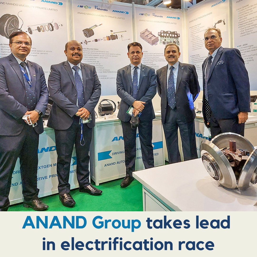 motorindiatweet's tweet photo. ANAND’s first full-fledged foray into the EV domain, has a clearly defined strategy to cater to the entire range of EV...

𝐑𝐞𝐚𝐝 𝐌𝐨𝐫𝐞: https://t.co/r9AYKsCuMa

#ANANDgroup #electrification #emobility #SunilKaul #CTO #EVrange #lowspeed #highspeed #scooters #electricvehicles https://t.co/LoTRTcPja1
