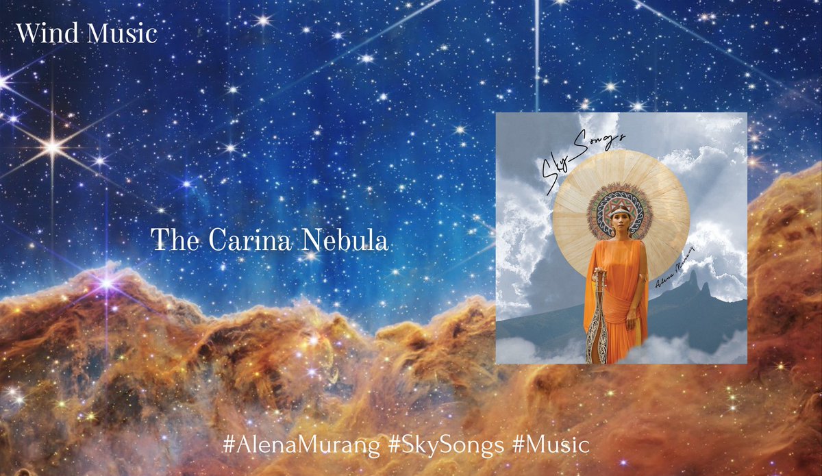 WindMusicIntl's tweet photo. #NASA
#AlenaMurang
#SkySongs
In @alenamurang  latest album, she wrote most songs about ☁🌟🌤 
👏Congrats to @NASA 's team on these spectacular images! 
🦻LISTEN to the full album 👉 https://t.co/xceBxEQEAy

photo via @NASAWebb
#WindMusicIntl #UnfoldTheUniverse #Music #Indigenous https://t.co/J3MENQllIG