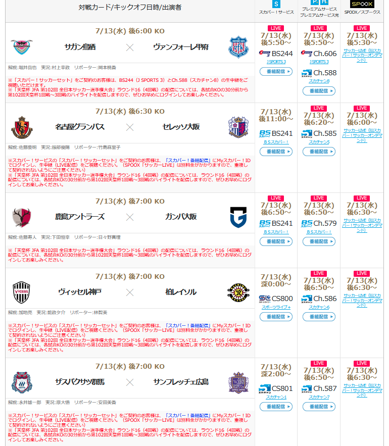 Follow サッカー中継情報発信アカウント S Livetv J Latest Tweets Twitter
