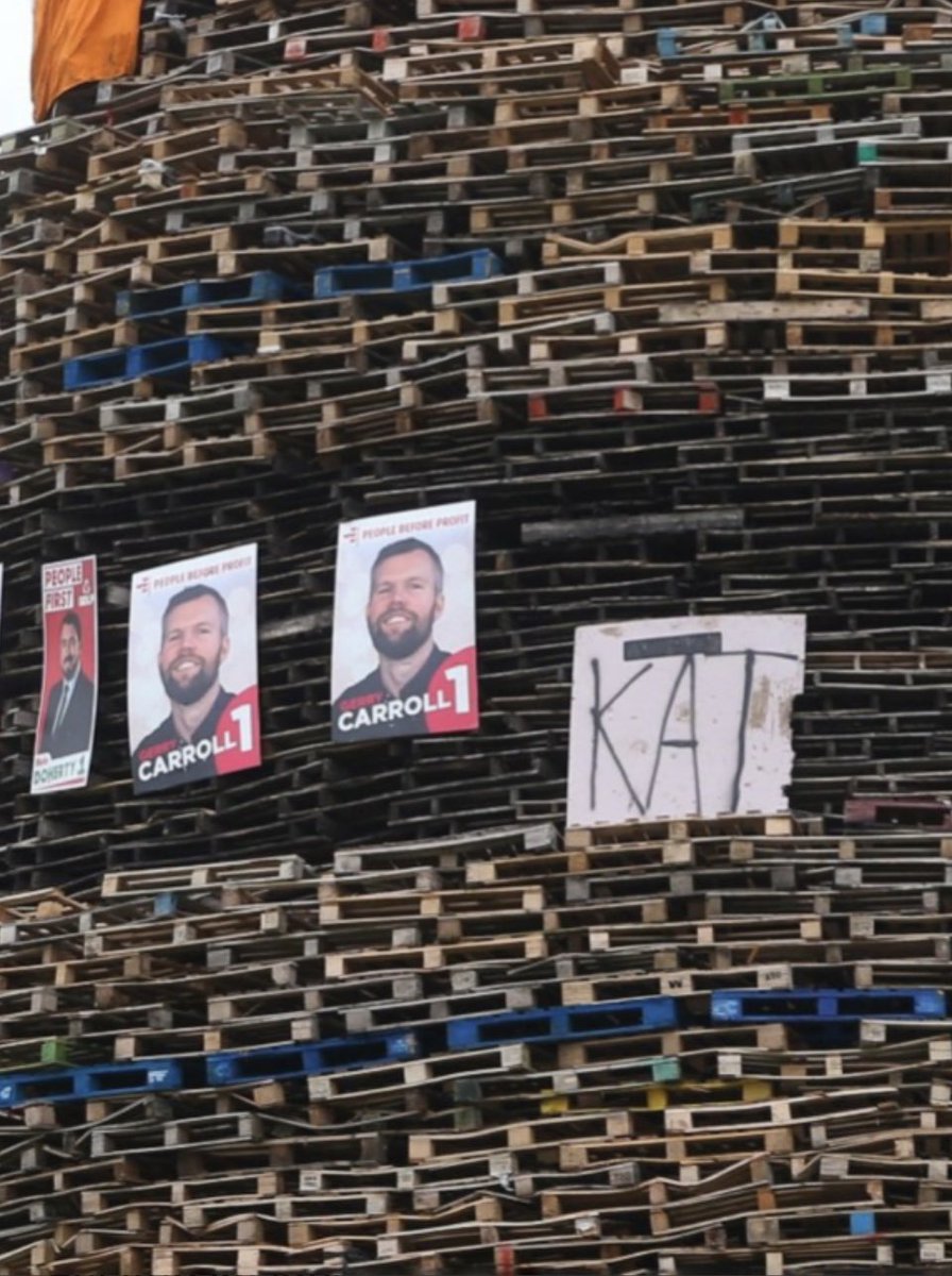 Lodge members singing about a murdered Catholic girl, bandsmen smashing up a house, signs saying ‘Kill All Taigs’ &amp; ‘We’re not racist we just don’t like niggas’ etc. Face painters painting Kill All Taigs on kids faces. Lovely celebration of culture.