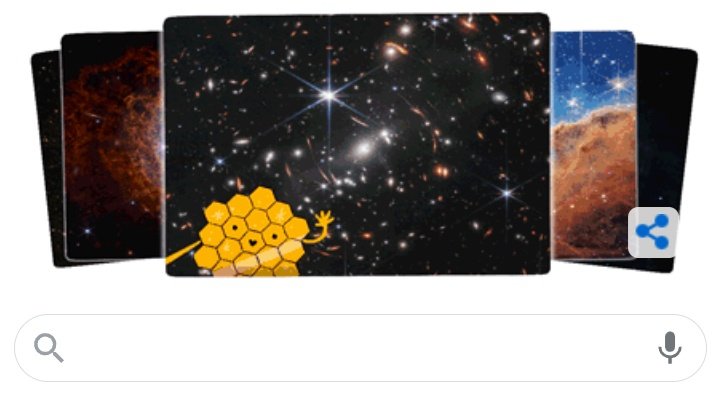 enelEyo's tweet photo. The #ImageOfTheYear..
James Webb Space Telescope.
@GoogleDoodles
#UnfoldTheUniverse https://t.co/Pzb5ZR0DnW