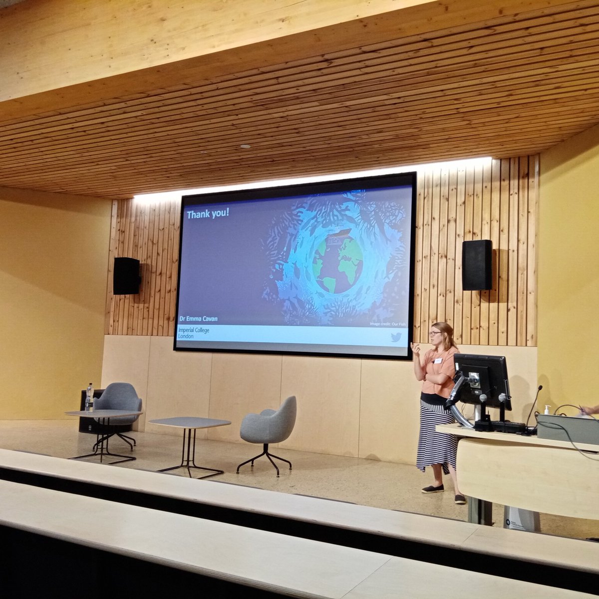 Sian Henley (@drsianhenley) on Twitter photo Excellent talk by <a href="/emma_cavan/">Emma Cavan</a> on the roles of different animals in the Southern Ocean biological #carbon pump and the need to protect them through effective #conservation, management & #MPAs.
<a href="/ORCHESTRAPROJ/">ORCHESTRA PROJECT</a> <a href="/RoSES_ocean/">RoSES</a> Excellent talk by <a href="/emma_cavan/">Emma Cavan</a> on the roles of different animals in the Southern Ocean biological #carbon pump and the need to protect them through effective #conservation, management & #MPAs.
<a href="/ORCHESTRAPROJ/">ORCHESTRA PROJECT</a> <a href="/RoSES_ocean/">RoSES</a>