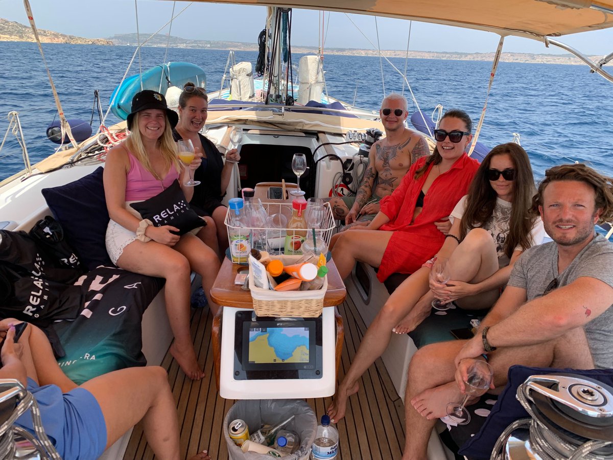 #RelaxAtSea is back &#127754;

We recently welcomed our partners Rootz and @CasumoCasino to join for us for a fun summer’s day on the boat.

Check out these awesome photos from our day out…can you spot any familiar faces? Tag them below!

