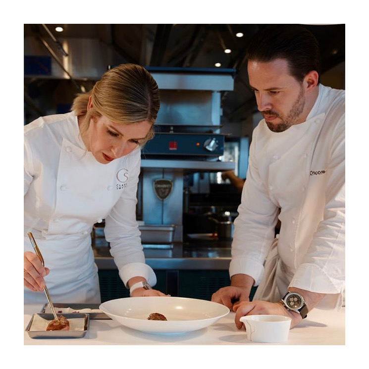 Bragard UK (@bragarduk) on Twitter photo “The craft of collaboration” ❤️ at @oncorebyclaresmyth. A beautiful shot capturing legendary <a href="/ChefClareSmyth/">Chef Clare Smyth</a> and Head Chef <a href="/alain/">Alain Meier</a>.stuart creating more exquisite dishes for Australia to experience... #bragardbeautiful 📷: @oncorebyclaresmyth “The craft of collaboration” ❤️ at @oncorebyclaresmyth. A beautiful shot capturing legendary <a href="/ChefClareSmyth/">Chef Clare Smyth</a> and Head Chef <a href="/alain/">Alain Meier</a>.stuart creating more exquisite dishes for Australia to experience... #bragardbeautiful 📷: @oncorebyclaresmyth