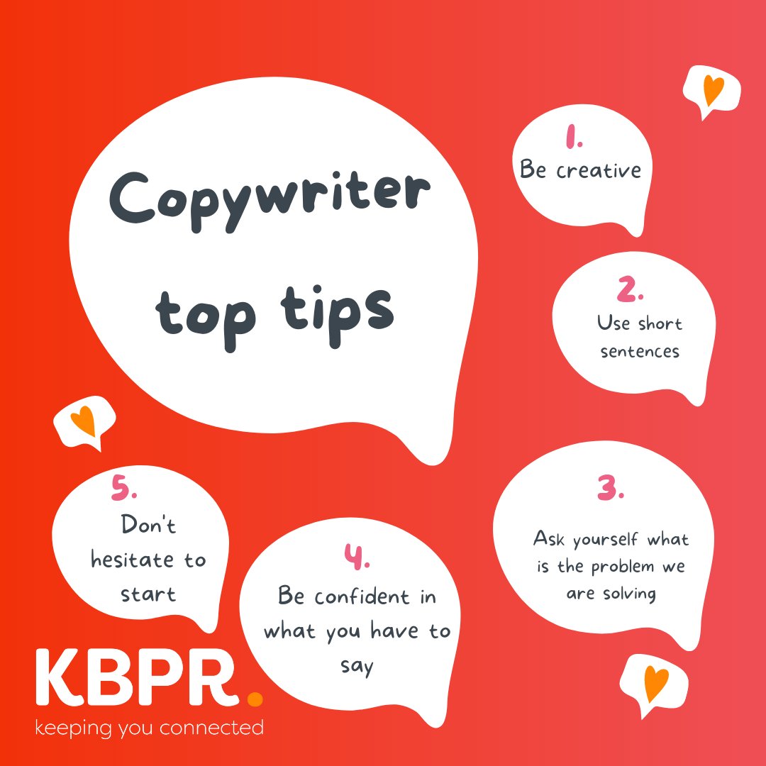 Check out some top tips from our #copywriting experts! #PR #Marketing