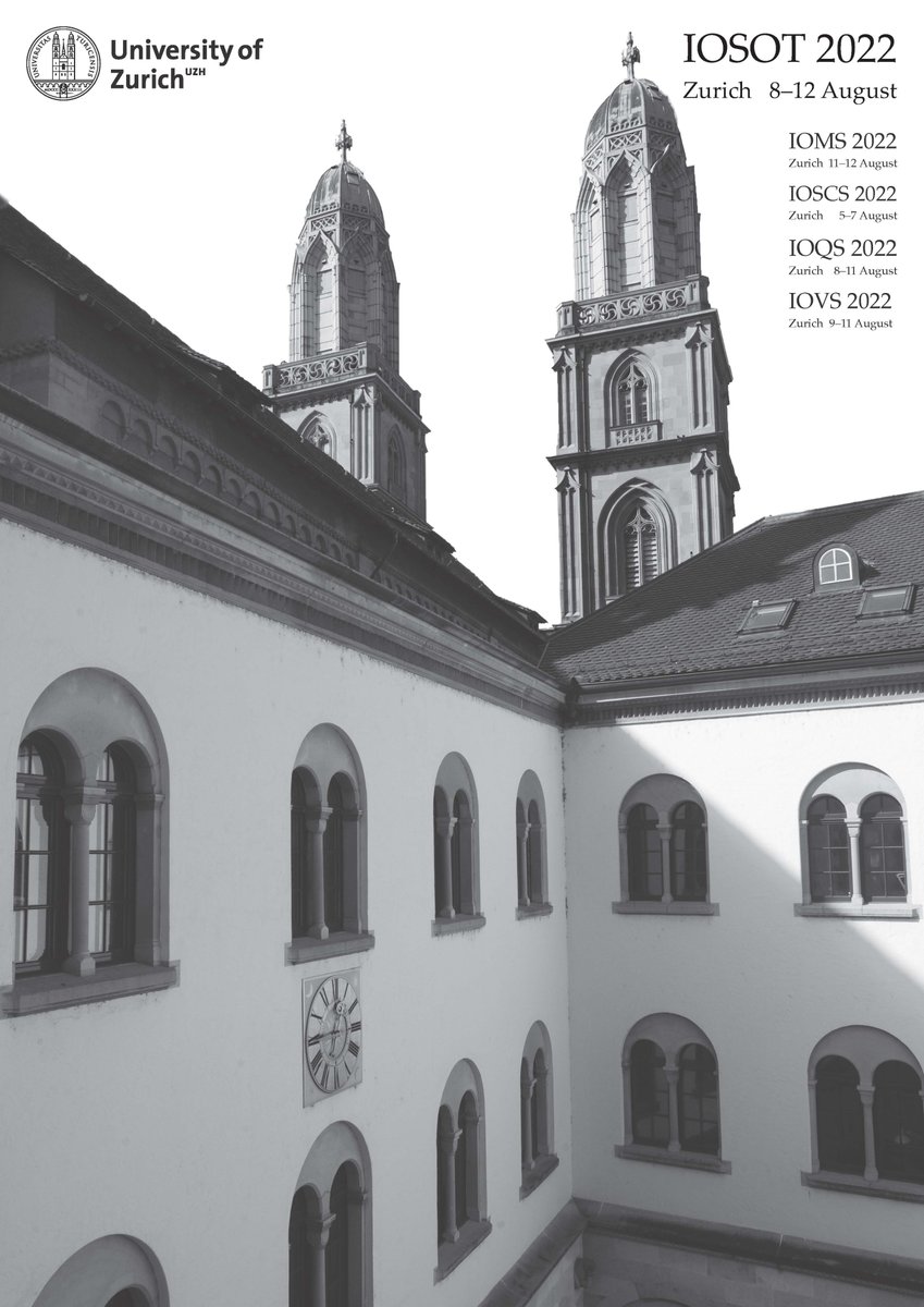 The program book is available here: iosot2022.uzh.ch/dam/jcr:3711d4… #iosot2022