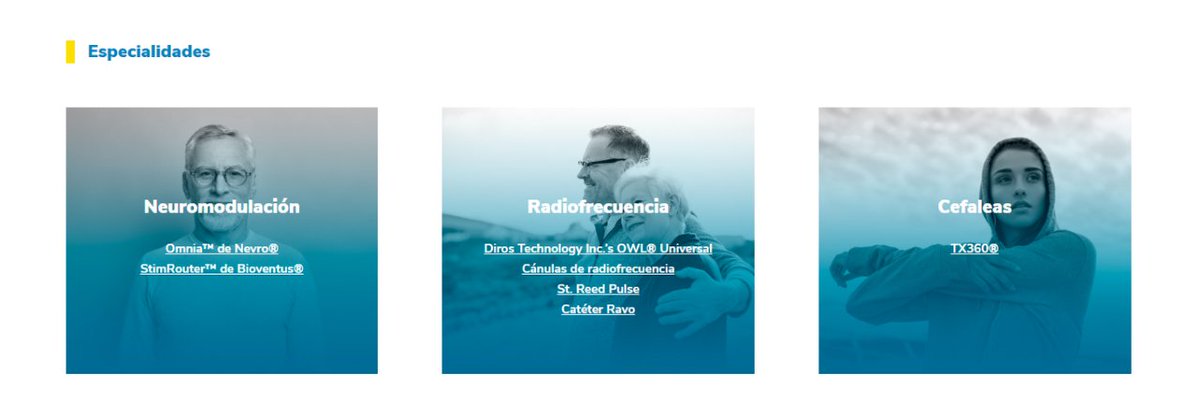primneuromod's tweet photo. Somos especialistas en soluciones para el tratamiento del #dolorcrónico con #neuromodulación.

Conócenos 👇
https://t.co/yuA2Goolxv

#painmanagement #neuromodulation #nevro #stimrouter #tx360 #radiofrecuencia #dolor #cefaleas #migraña #neuroestimulación #scs #estimulaciónmedular https://t.co/muQKh6Wdth
