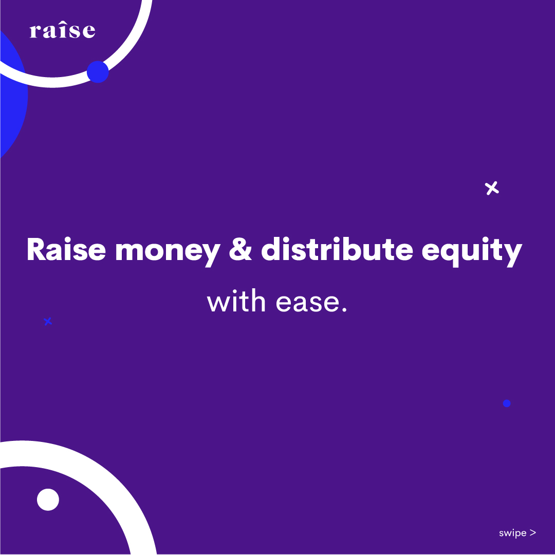 getraise's tweet image. One platform to help you raise money and distribute equity with ease. Manage, Plan and Organise your #fundraising &amp;amp; #equitydistribution process with ease. 💯
#GetRaise 
Sign up on getraise.io