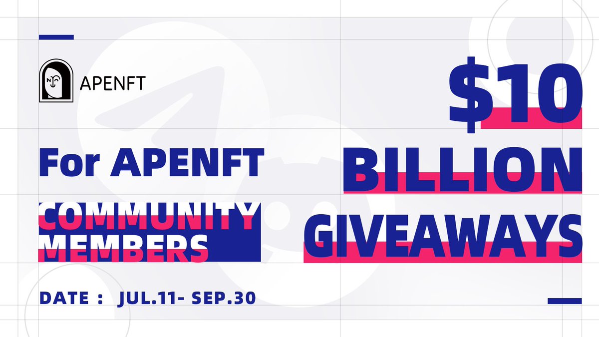 Wanna join #APENFT BILLION AIRDROP ? 

1⃣Connect your tronlink address with apenft.io
2⃣Join the official community and fill the form

👉For more details: bit.ly/3yz2FqF

🎁1 $USDD &amp; 1 NFT AIRDROP will reward to newly connected users after Jul 11.