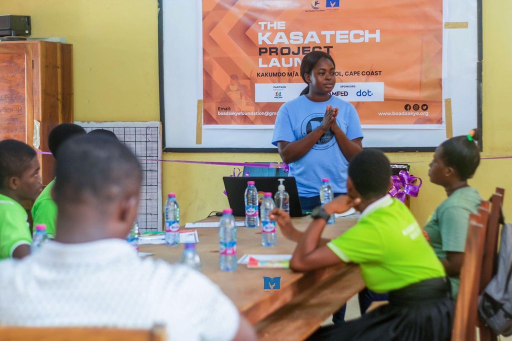 Boa_Daakye's tweet photo. Our Kasatech Project Launch got featured on @CitiTVGH Newsroom.
Read the story here, https://t.co/qOczcveKx2
#Boadaakye
#Mobilelibraryproject
#Kasatech
#Kasatech2022
#edtech
#languageandliteracy
#DOTYouth https://t.co/8PdYi76qft