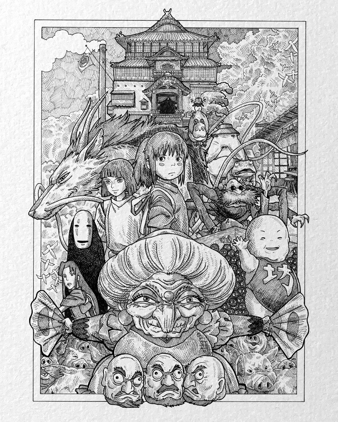 Affiche d'art Fan-art de film - Manga Heroes - William Erhel