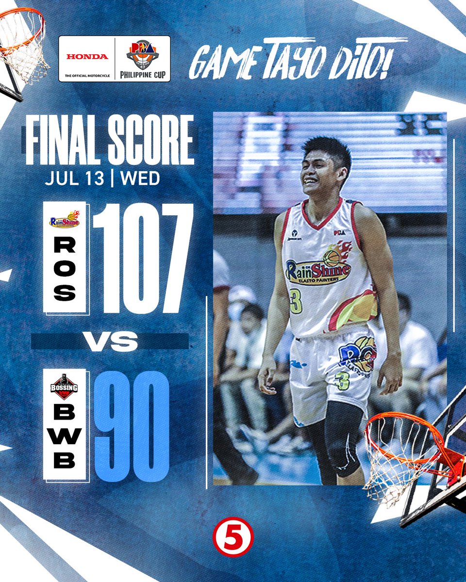 TV5manila's tweet photo. PBA career-high 20 points para kay Mamu para tulungan ang Rain or Shine na makuha ang kanilang first winning streak sa 2022 Philippine Cup!
#PBAGameTayoDito #IBAsa5 https://t.co/BL9UKdt85E