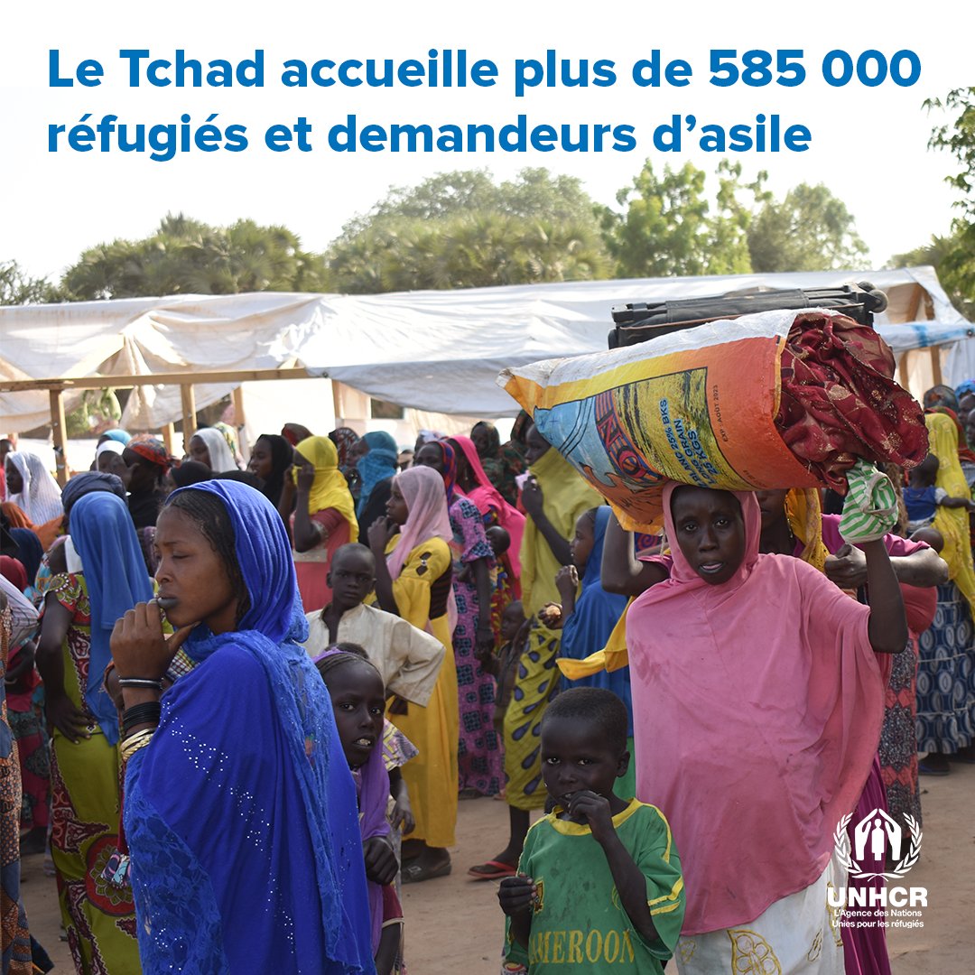 UNHCRWestAfrica's tweet photo. Le #Tchad 🇹🇩 fait face à un afflux de réfugiés avec la recrudescence de la violence dans les pays voisins.. Le pays accueille plus de 585 000 réfugiés et demandeurs d’asile.
#Aveclesréfugiés https://t.co/Gh0P4Uv8rz