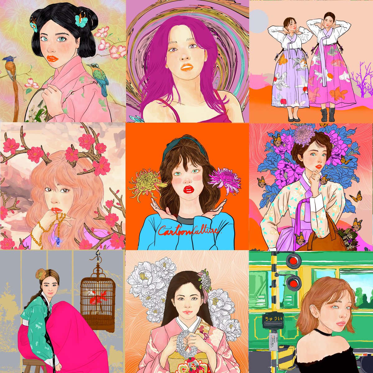 Hi Everyone ❤️
 #PortofolioDay #PortfolioDay2022 
I’m  Cartoonculture  i  like to draw flowers  and  girls  , animal 
I like telling fairy tales that are fantasy and beautiful through my drawings.

Nice  to  meet  you , Hope you enjoy my Arts ❤️🌸

#nfts #NFTCommunity #nft