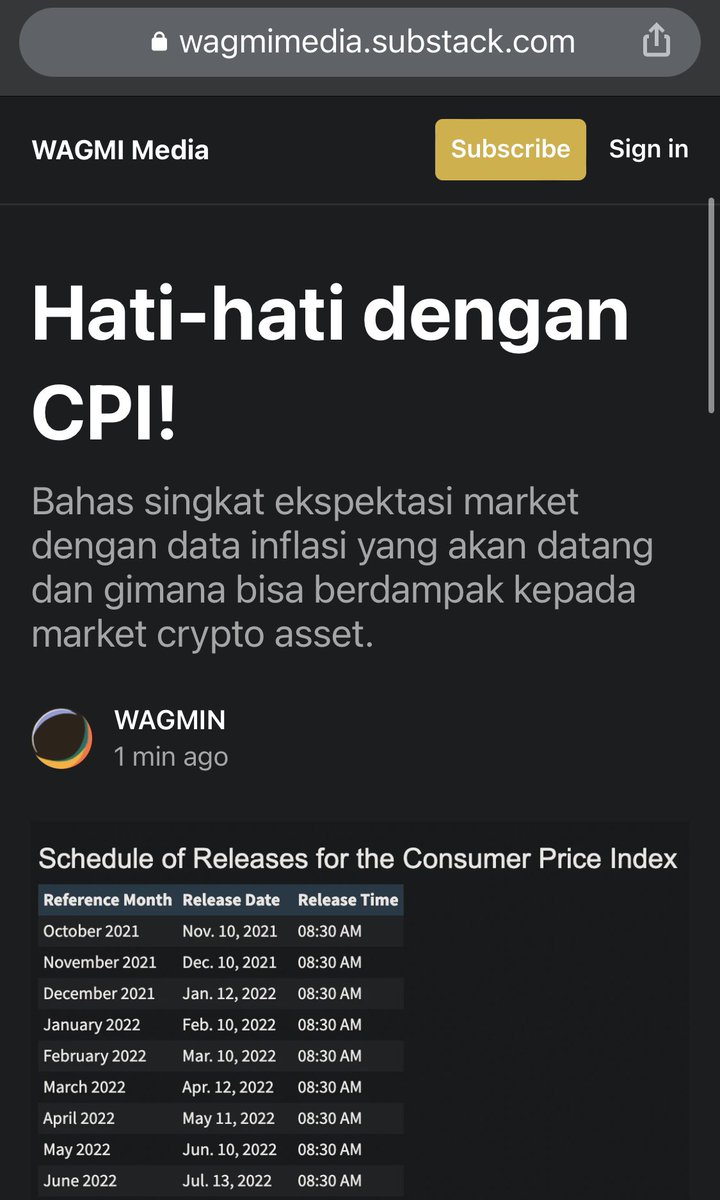wagmimedia_id's tweet photo. Kami baru mengeluarkan simple guide untuk CPI ntar malam! Ayo jangan malas baca report singkat :) #crypto #investor #investing

https://t.co/XbMOzvEjKe https://t.co/mgk0rjcwD1