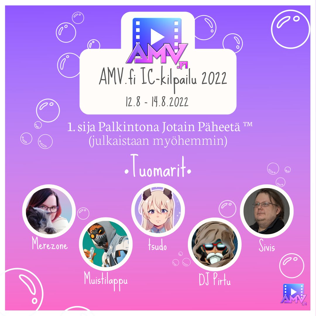 amv_fi's tweet photo. Olemme järjestämässä IC-kilpailua https://t.co/IO2B9okPm6 Discord-serverillä 12.-14.8.2022! Kilpailuun saa osallistua kaikki serverin jäsenet.

Liity Discordiin: https://t.co/zVsvPR6MjU https://t.co/LHtXSf92Vk