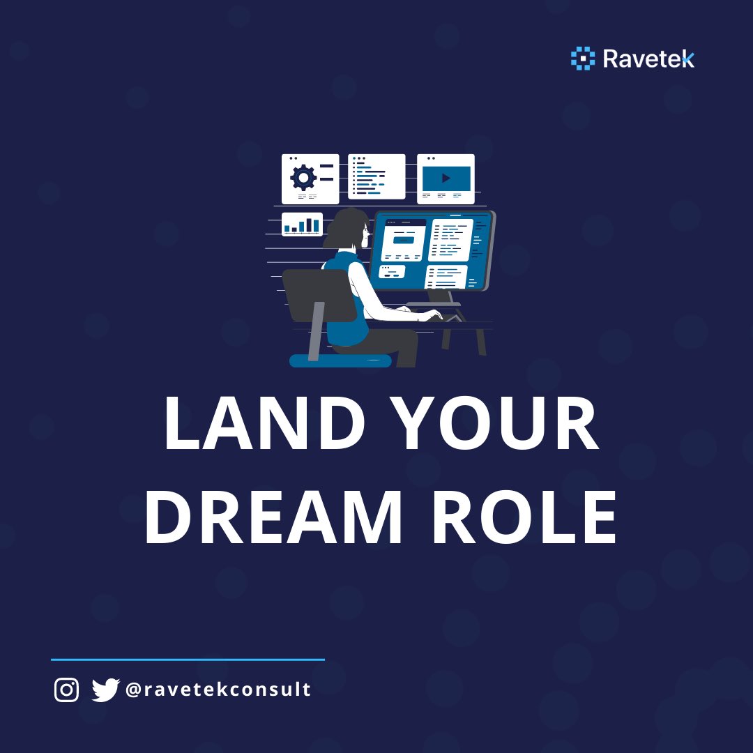 ravetekconsult's tweet photo. Landing your dream tech job doesn't have to be so burdensome. Let's get you connected to companies in the EU looking for tech talents like you

For more info about our offerings, visit https://t.co/Lcy19vkXcb &amp; follow @ravetekconsult

#ravetekconsulting #jobsineurope #womenintech https://t.co/bBsS2aSZDF