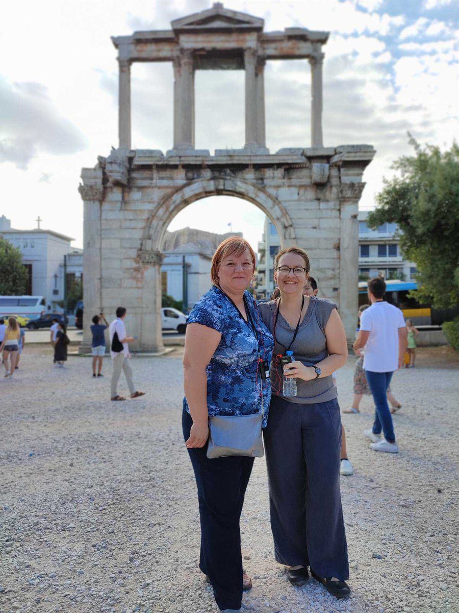 BioICEP_IMGGE's tweet photo. @NrJasmina and Sandra Vojinović were in Athens at first in person @BioICEP_H2020 general assembly meeting. It was great time for sharing ideas and hanging out with colleagues from #BioICEP team. Special thanks to @vtopakas for organisation. #greenfuture #fightplastics https://t.co/1OHsehtVxc