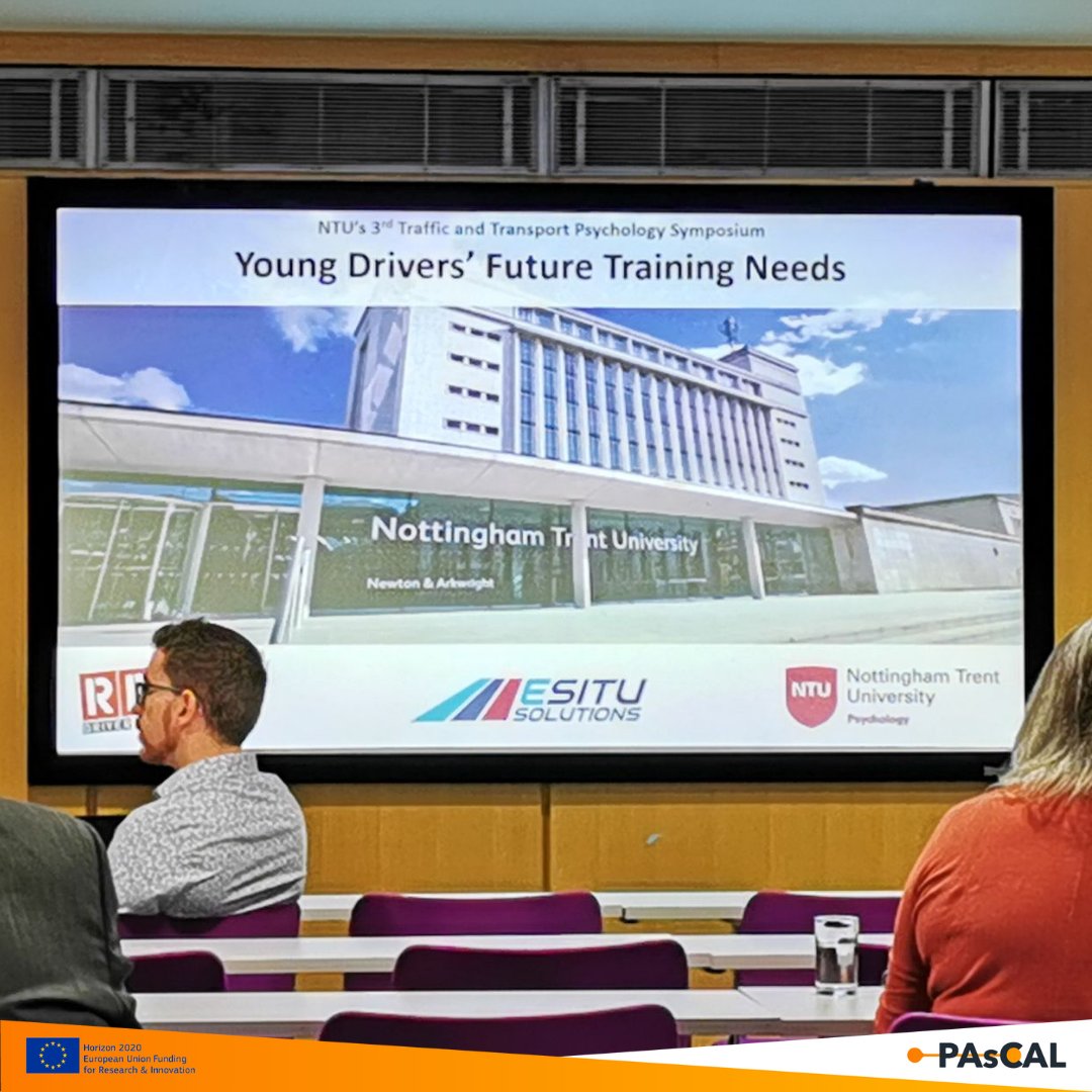 ProjectPascal's tweet image. Ian Fido, Head of Training of our partner RED Driving School was invited to talk at Nottingham Trent University Young Drivers' Future Training Needs conference as part of the 3rd NTU Traffic & Transport Psychology Symposium.
#drivertraining #automateddriving #PAsCALProject