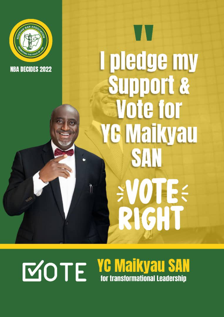 lalaissah's tweet photo. Still on the matter of The Nigerian Bar Association elections holding this Saturday- 16/07/2022
There is no better candidate for the job other than @YCMaikyauSAN .
#nbadecides2022 #BuildingADynamicBar #YCified #NBADecides2022 https://t.co/PZPRsPhKUS
