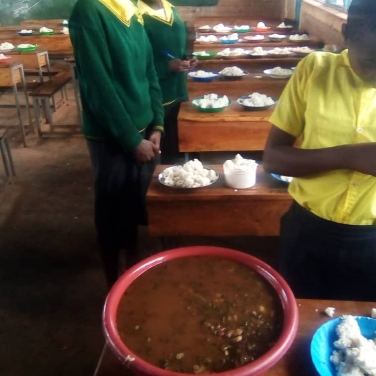Just in: This a nutritious meal prepared for students of G.S Icyizere in @nyamiramasector of @KayonzaDistrict from their school garden. This is under the @36Tesf & @GER_Global project geared to improve school gardening & schools feeding program in schools @jhaganza @BoscoNyemazi
