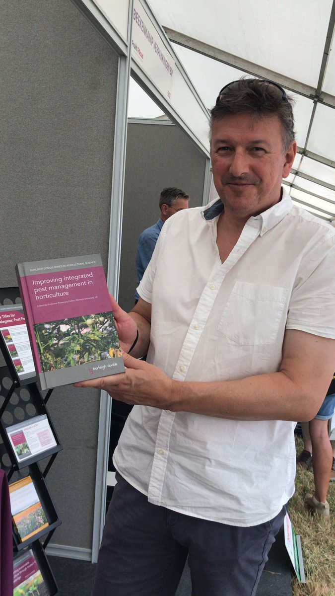 On display today at <a href="/FruitFocus/">Fruit Focus</a> 2022 at the <a href="/bdspublishing/">Burleigh Dodds</a> the brand new “Improving integrated pest management in horticulture” book. Come by stand 600 to check Burleigh Dodds range of publications! <a href="/Agri_Tech_E/">Agri-TechE</a>