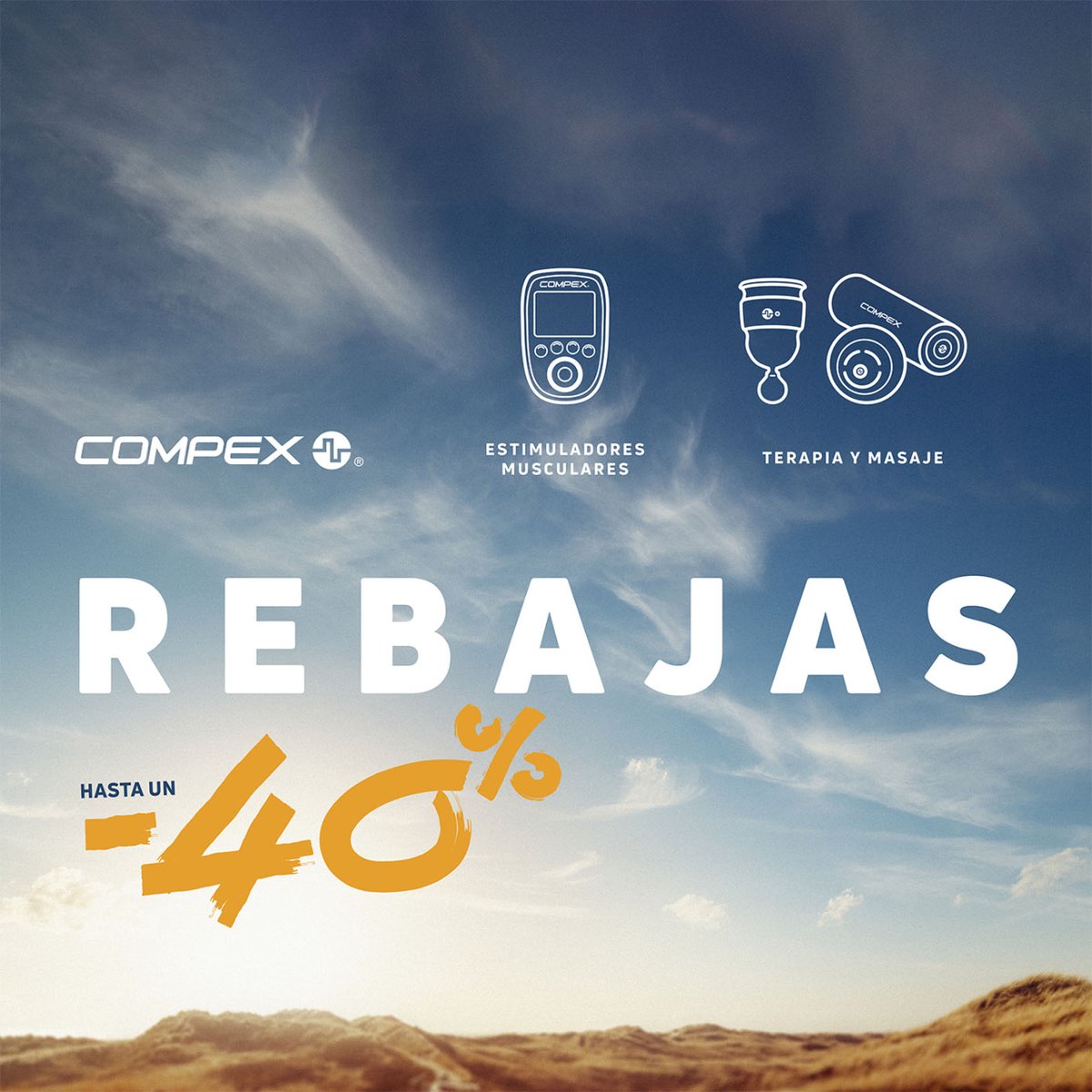 Aprovecha los descuentos del hasta el 40% en nuestra tienda física y online: solucionesdeportivas.es/electroestimul…

Además como servicio post venta de Compex te resolvemos los problemas con tu #Compex

#compex #feelnextlevel