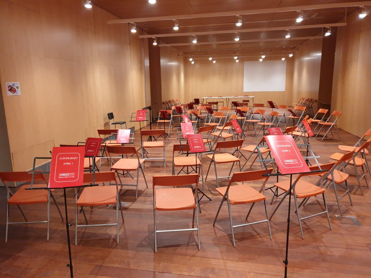 Todo preparado para dar comienzo a los ensayos para nuestro concierto del día 19 de la Novena Sinfonía de Beethoven🎻🎶
Entradas ya a la venta!! 👇🏼👇🏼👇🏼 <a href="/LIENZONORTE/">Lienzo Norte</a> 
lienzonorte.es/orquesta-sinfo…