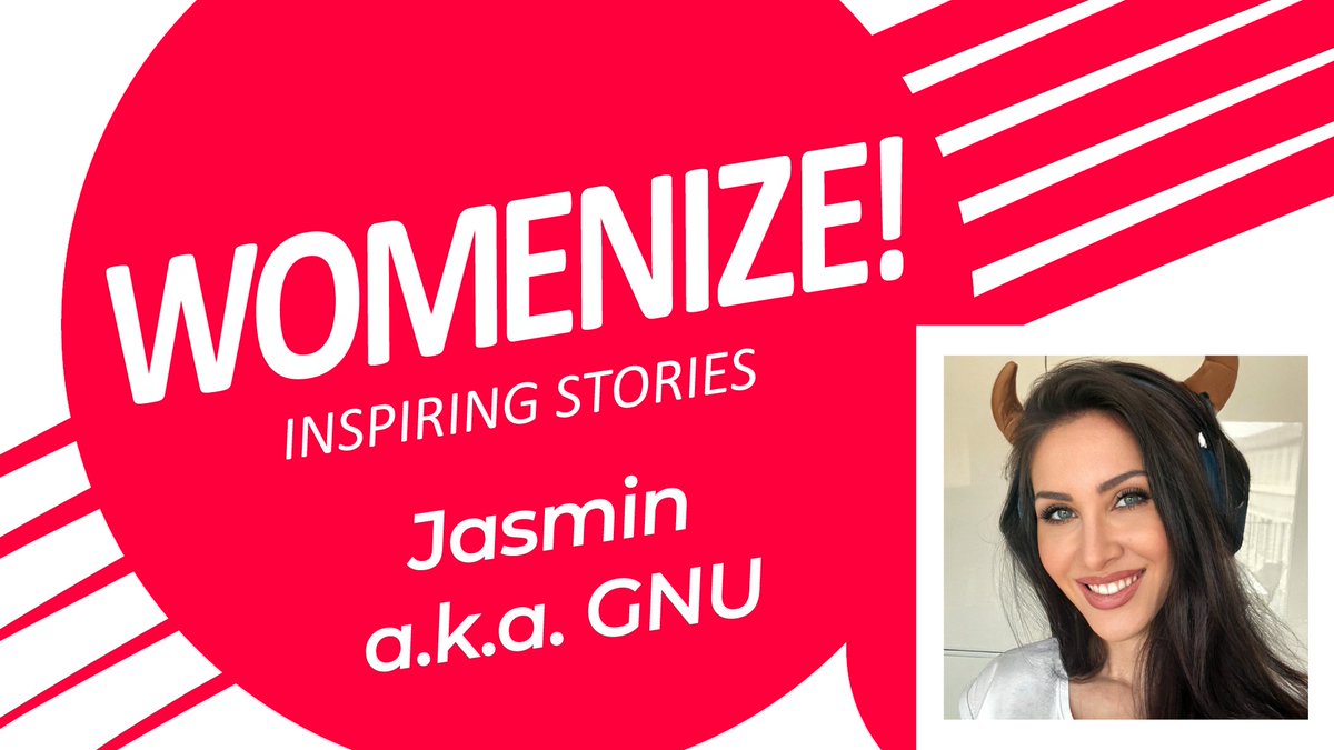 For our new edition of #WomenizeInspiringStories we talked to <a href="/Jasmin_GNU/">Jasmin Gnu</a>, a Content Creator, Youtuber and Streamer at <a href="/I3Agency/">INSTINCT3🏳️‍🌈</a>. She talks about her recently released first book &amp; her journey within the games &amp; media industry.

Read the interview here:

womenize.net/2022/07/20/jas…