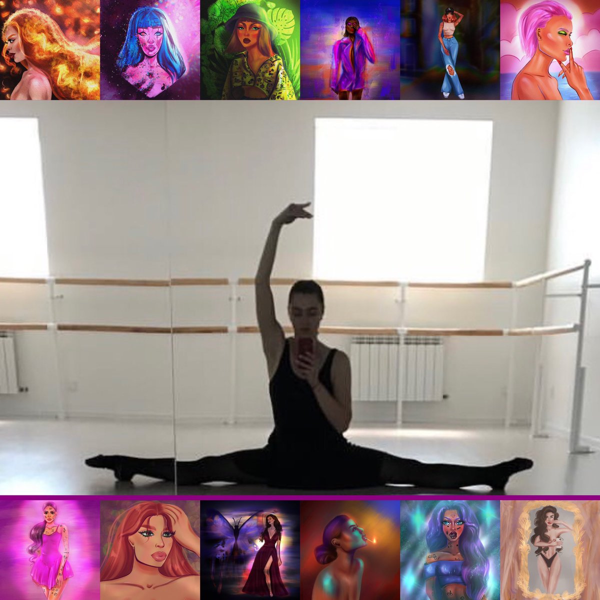 Hi🤗My name is Snezhana,all my life,I was a dancer and choreographer.For two years I have been in love with digital art.And this year,I am happy to be part of the NFTfamily.
I will be very happy to make new friends.With my artwork can be seen:opensea.io/Snezhaarty
#PortfolioDay