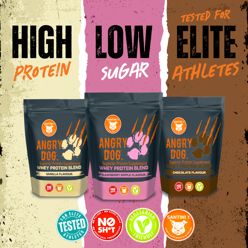 HngryProtein's tweet photo. Angry Dog™ #ProteinPowders
- High #Protein
- Low Sugar
- Tested for Elite #Athletes

Available in Raspberry Ripple, Vanilla &amp; Chocolate Flavours

@HTAFCWomen @giantsWRL @roughyeds @JakeHadleyMMA @SportsPar4 @WatersideDids @kalfitness @Swinton_Lions @CornwallRLFC @LondonSkolarsRL https://t.co/A1PSuLCqFu
