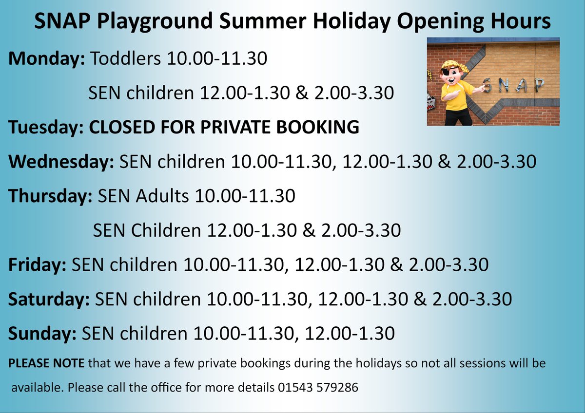 SNAP Playground (@snapcannock) on Twitter photo 
