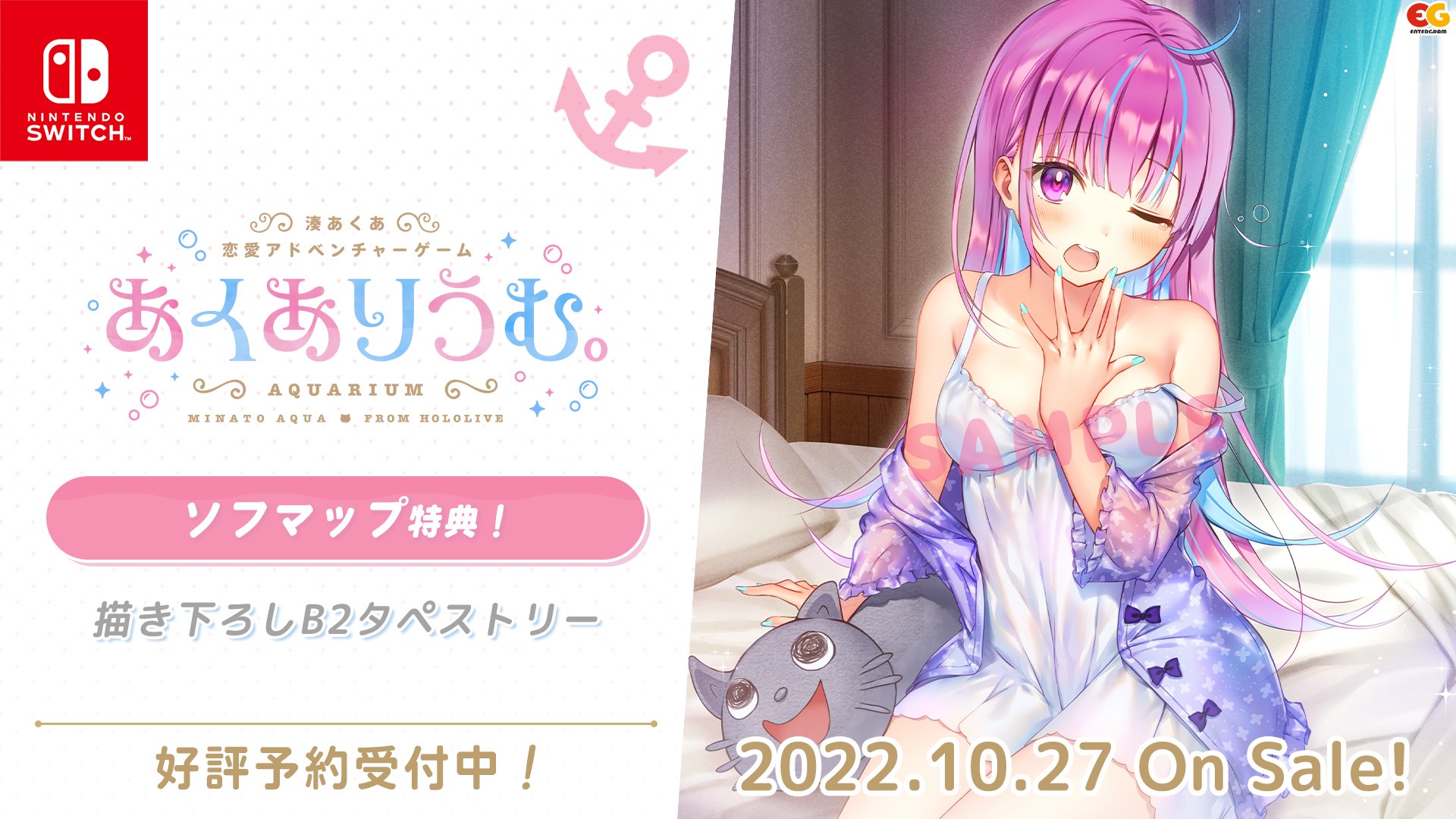 湊あくあ B2タペストリー 「PS4/Switchソフト あくありうむ 湊あくあ B2タペストリー 「PS4/Switchソフト あくありうむ