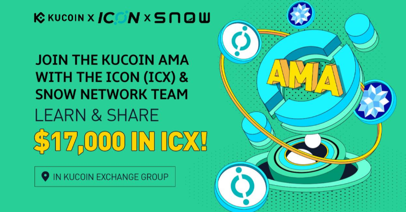 kucoincom's tweet photo. 💰 $15,000 in $ICX Giveaway 💰

Learn &amp; earn, become a SNOW specialist! Complete the quiz &amp; Gleam tasks to win an equal share of $15,000 in $ICX!

✅ Follow @kucoincom @helloiconworld @icenetwork_io
✅ RT
✅ Complete the Gleam tasks below