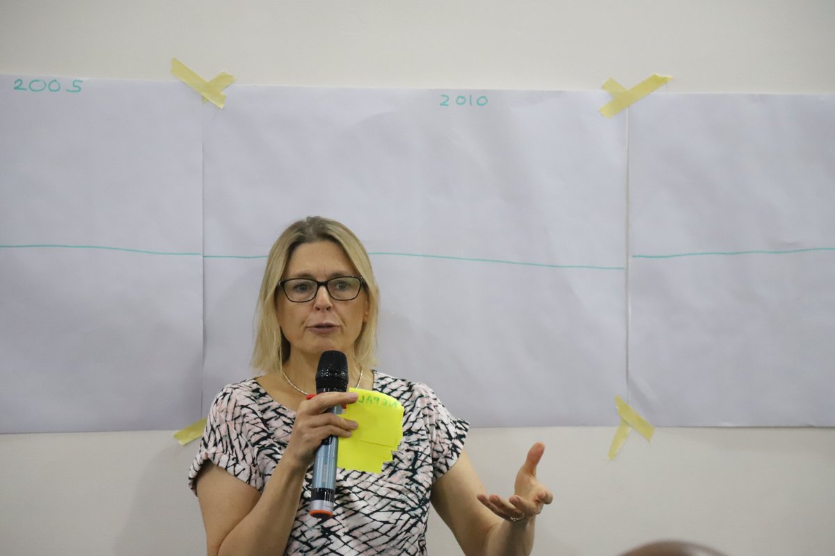 wacsi's tweet photo. Jenny Hodgson of @globalfundcf giving some historical highlights on @globalfundcf and its support towards the @GivingForChange programme.
#givingforchange
#wacsiandstarghana
#18monthson
#Learningandreflection
@STARGhana
@globalfundcf
@WildeGanzenNL https://t.co/hHoDJzvGTf