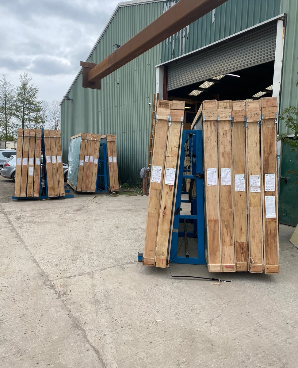 Another big delivery of stock glass just been unloaded.  

- 01704 891743 - orders@halsallglass.com - halsallglass.com - 

#intermac #cnc #toughenedglass #glass #glasspartitions #glassdoors #glassbalustrades #balustrades  #glasssplashbacks #splashbacks #showerscreens