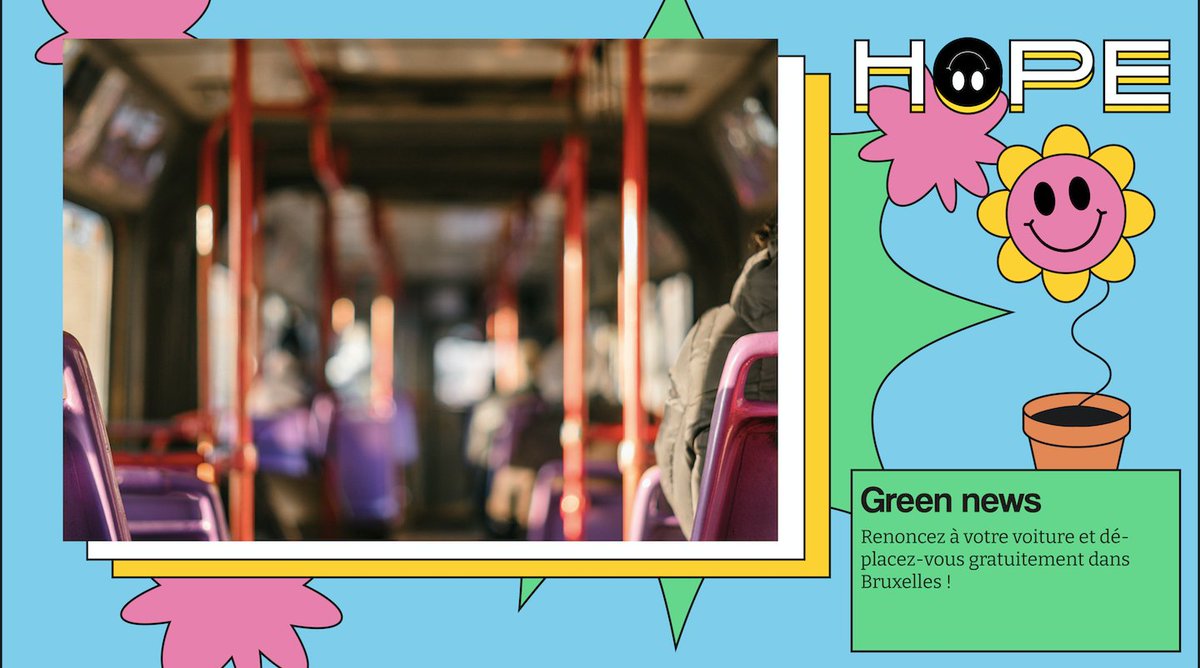 HopeNewsFR's tweet photo. Grâce à la prime Bruxell'Air, vous pouvez vous déplacer gratuitement dans #Bruxelles. L'objectif de cette prime est d'encourager les automobilistes à renoncer à leur voiture au profit de moyens de déplacements plus respectueux de l'#environnement 🚲 https://t.co/36lCRbHAp7
