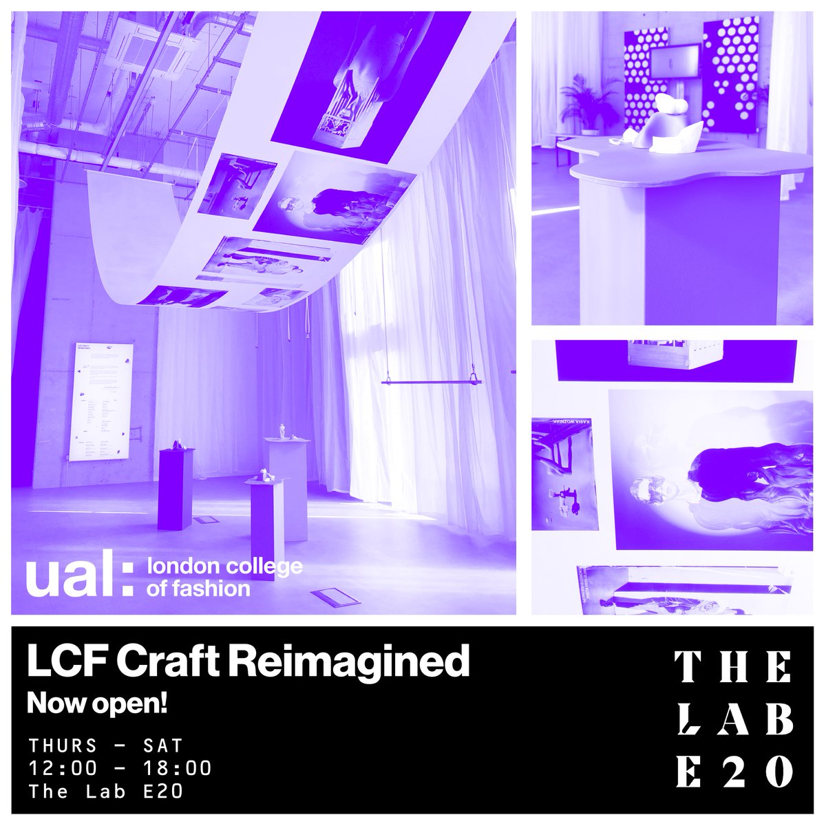 You’re invited to @LCFLondon’s Craft Exhibition 🌟 Head down to #TheLabE20 to see the second reincarnation of this incredible exhibition and explore the past, present and future of craft! Catch it before it closes this week at The Lab E20! @getliving