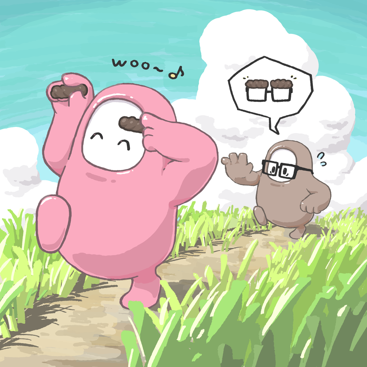 FG_omi's tweet photo. 眉毛

#fallguysart https://t.co/IDMpxtOt93