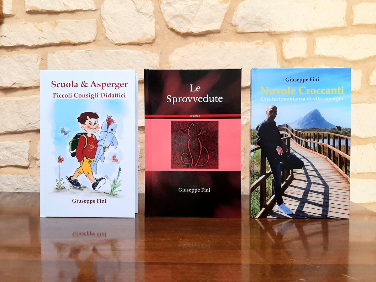 I miei tre titoli,
disponibili su Amazon.