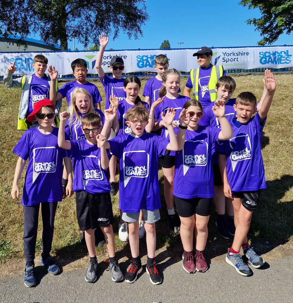 garforthPEdept's tweet photo. All set for Yorkshire Sport School Games β¨οΈπββοΈπβ½οΈπ₯π½ #yorkshiresport #TeamGarforth https://t.co/EULQ7SeDXW