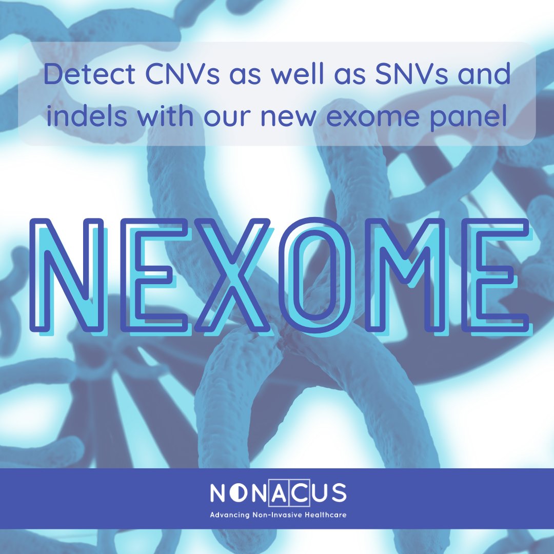 NonacusLtd's tweet image. Sequence up to 30% more variants than other exome captures without increasing your sequencing costs. Introducing our new clinically enhanced human exome capture panel, Cell3™ Target: Nexome, designed to confidently call CNVs, SNVs and Indels with high recall and precision.