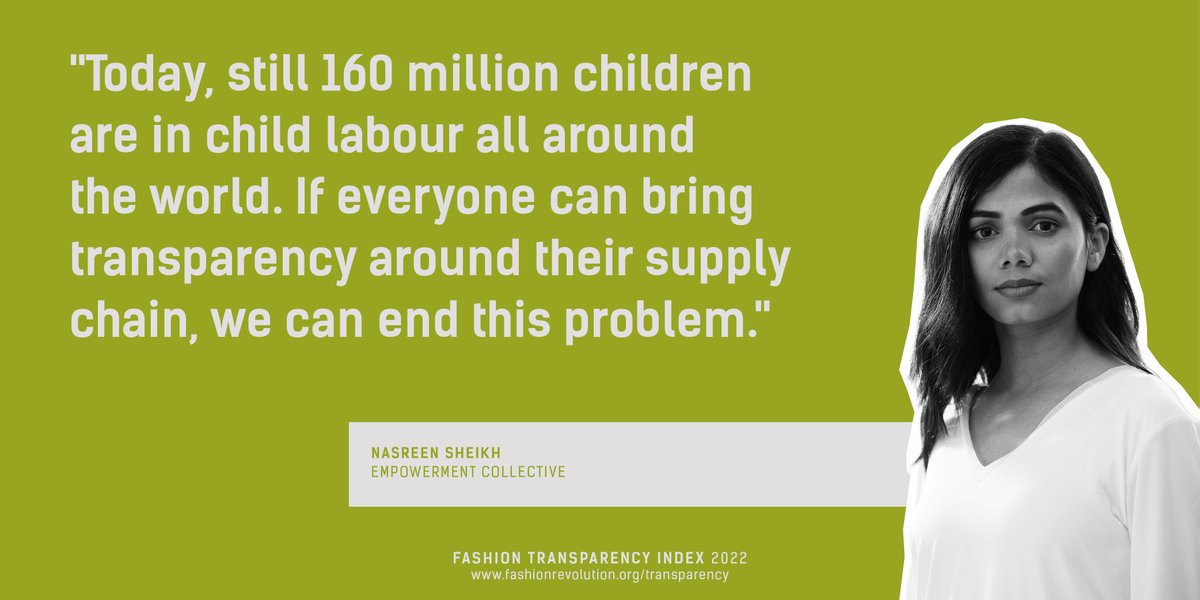 We need fashion brands and retailers to disclose credible, comprehensive and comparable data about their policies, practices and impacts. The 2022 #FashionTransparencyIndex comes out tomorrow 📆 Sign up: eepurl.com/gF7Ohz