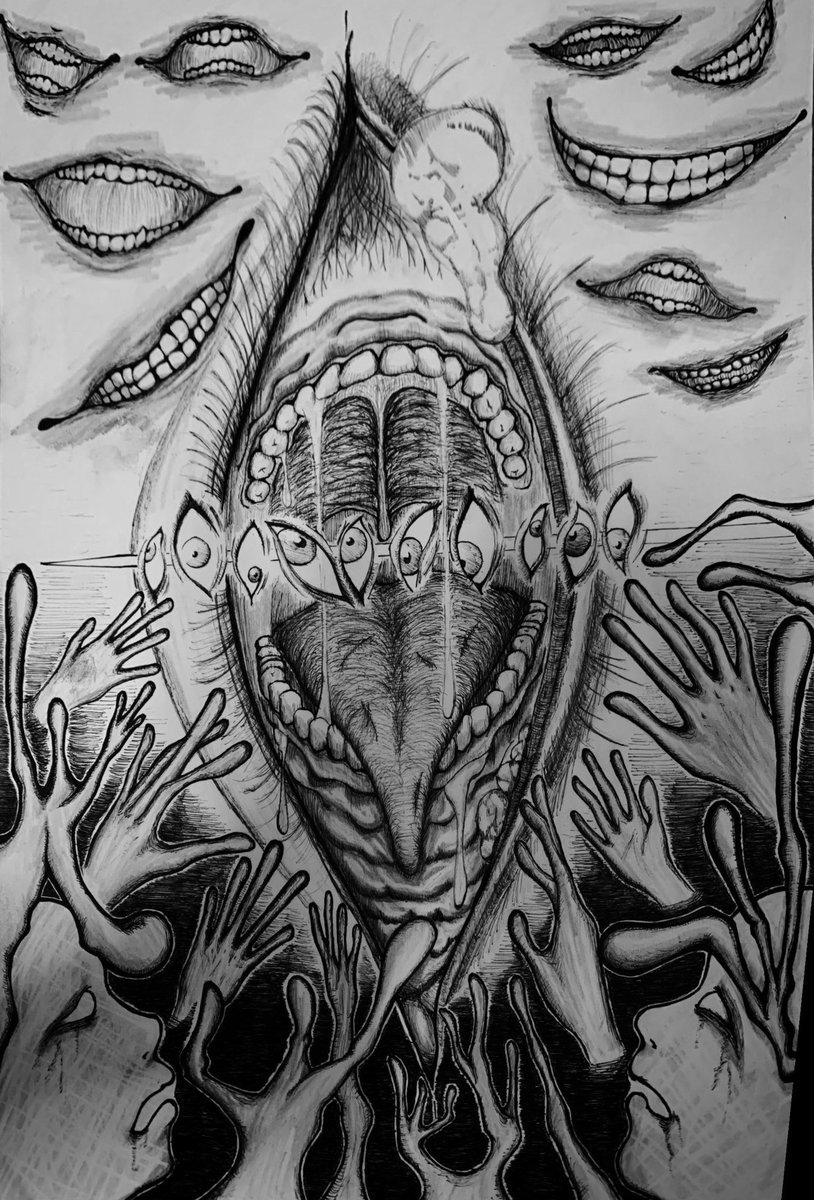 #PortfolioDay
アナログで人外描いてます。 