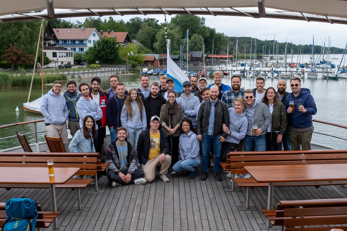 tangany's tweet photo. A few impressions of our yearly Tangany Sommerfest last Thursday.

Starting with breakfast together in the morning, a boat ride around Ammersee and dinner in the evening at Kloster Andechs. Unfortunately it started to rain but that didn’t stop us from enjoying a fantastic day. https://t.co/7v9933QumV