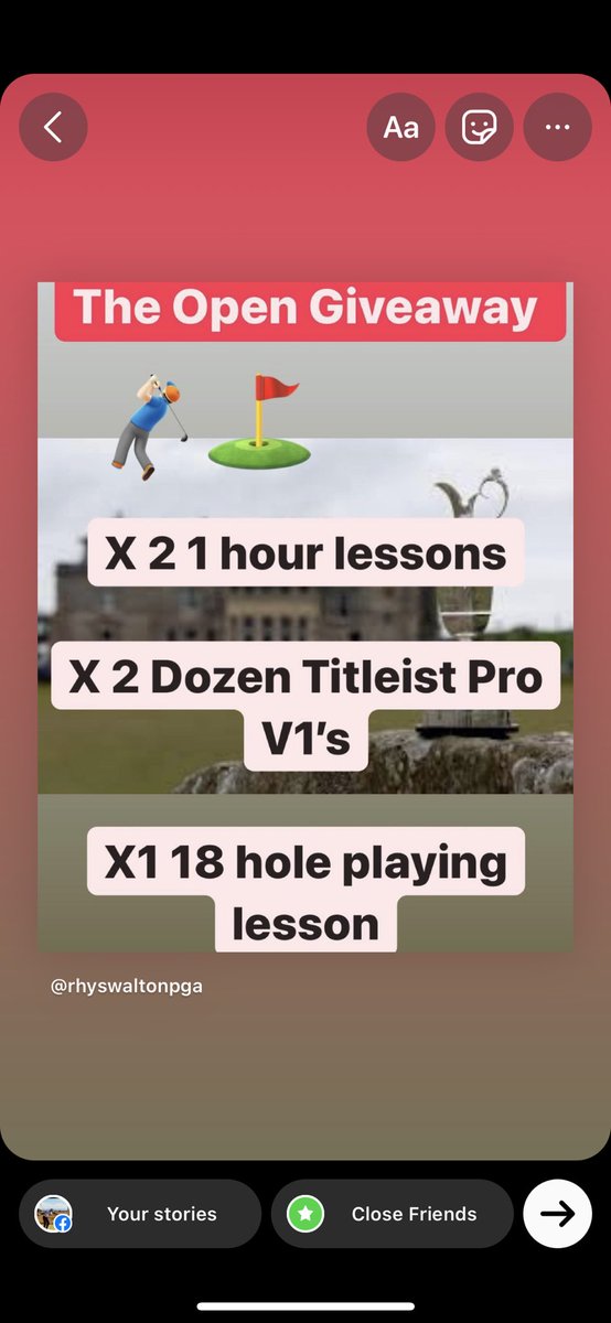 Rhys_Walton's tweet photo. Head over to my Instagram rhyswaltonpga to get your entries in before 6.30am tomorrow!
##golf #theopen #golfgiveaway https://t.co/FY765YxHVb