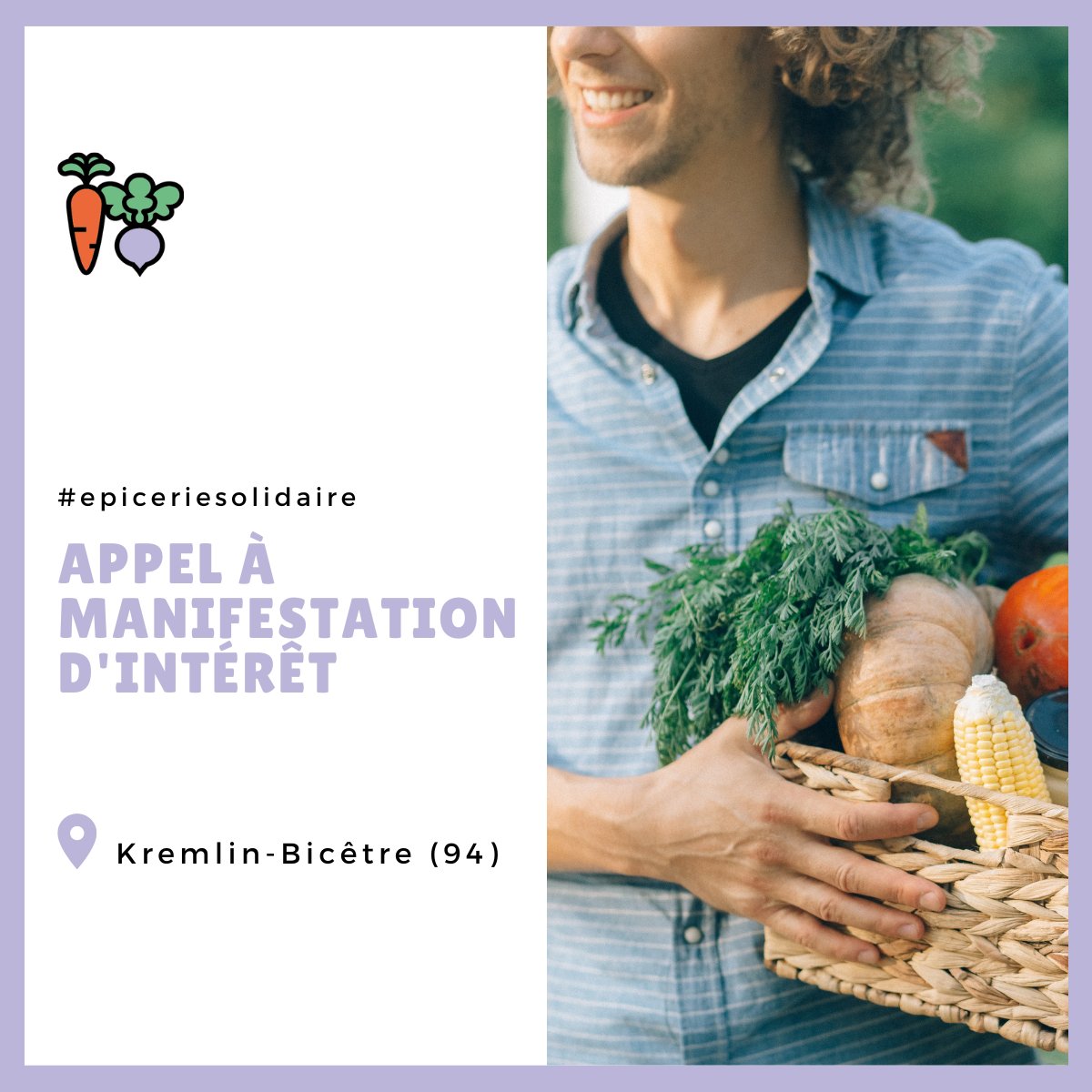 📢 La ville du Kremlin-Bicêtre lance un appel pour la création d’une épicerie sociale et solidaire ! Si votre projet est retenu, vous pourrez aussi répondre à notre appel à candidature pour bénéficier du soutien d'ANDES.
Pour candidater, c'est par ici : bit.ly/3z1vcqA