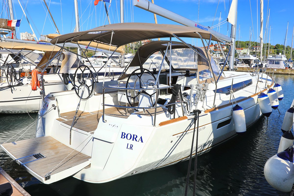 SailicaYachts's tweet photo. Sailing yacht Sun Odyssey 519
Region Croatia, Veruda 
⛵️2019 Year | 6 Cabins | 12 Passengers
🗓Date:  30.07 – 6.08
💶Price €7712 - 15% discount from Sailica = €6555
Link: https://t.co/UexjLD6oe0
#sailica #sailing #yachting #croatia #Veruda  #yachtrental https://t.co/ORJ1KX6jGn